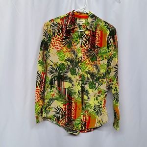 Lagence Tropical Blouse XS NWT